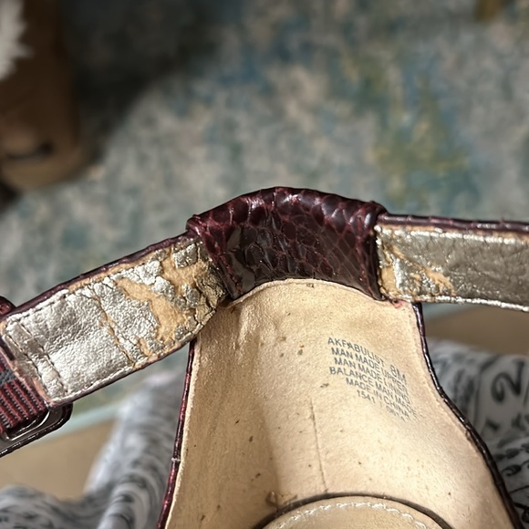 Anne Klein ankle strapped shoes. - Picture 7 of 8